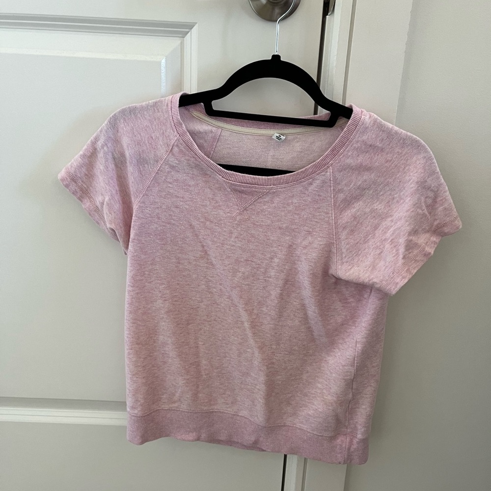 Uniqlo Heather Light Pink T-shirt